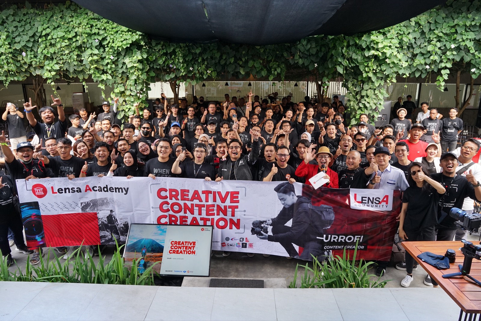 A memorable gathering of creators and the community.