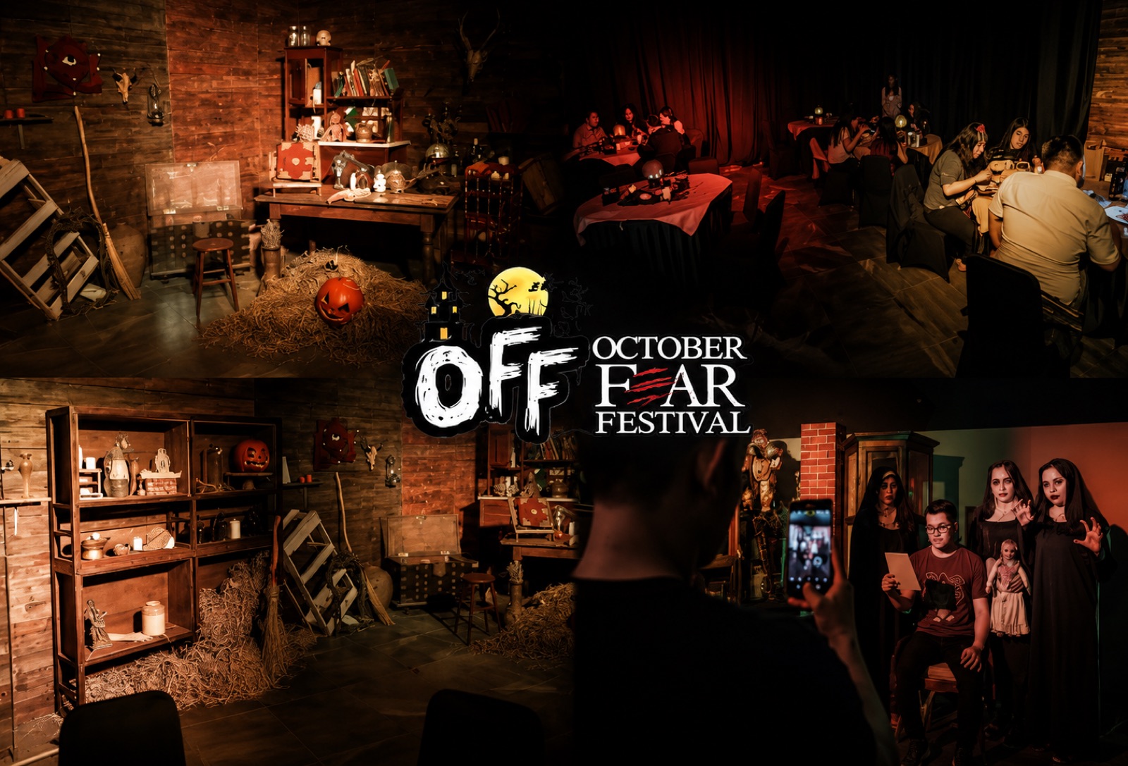 The Witch's Hut transformed dining into an immersive Halloween experience, where guests stepped into the mysterious kitchen of a cursed witch surrounded by chilling décor and a sinister ambiance.