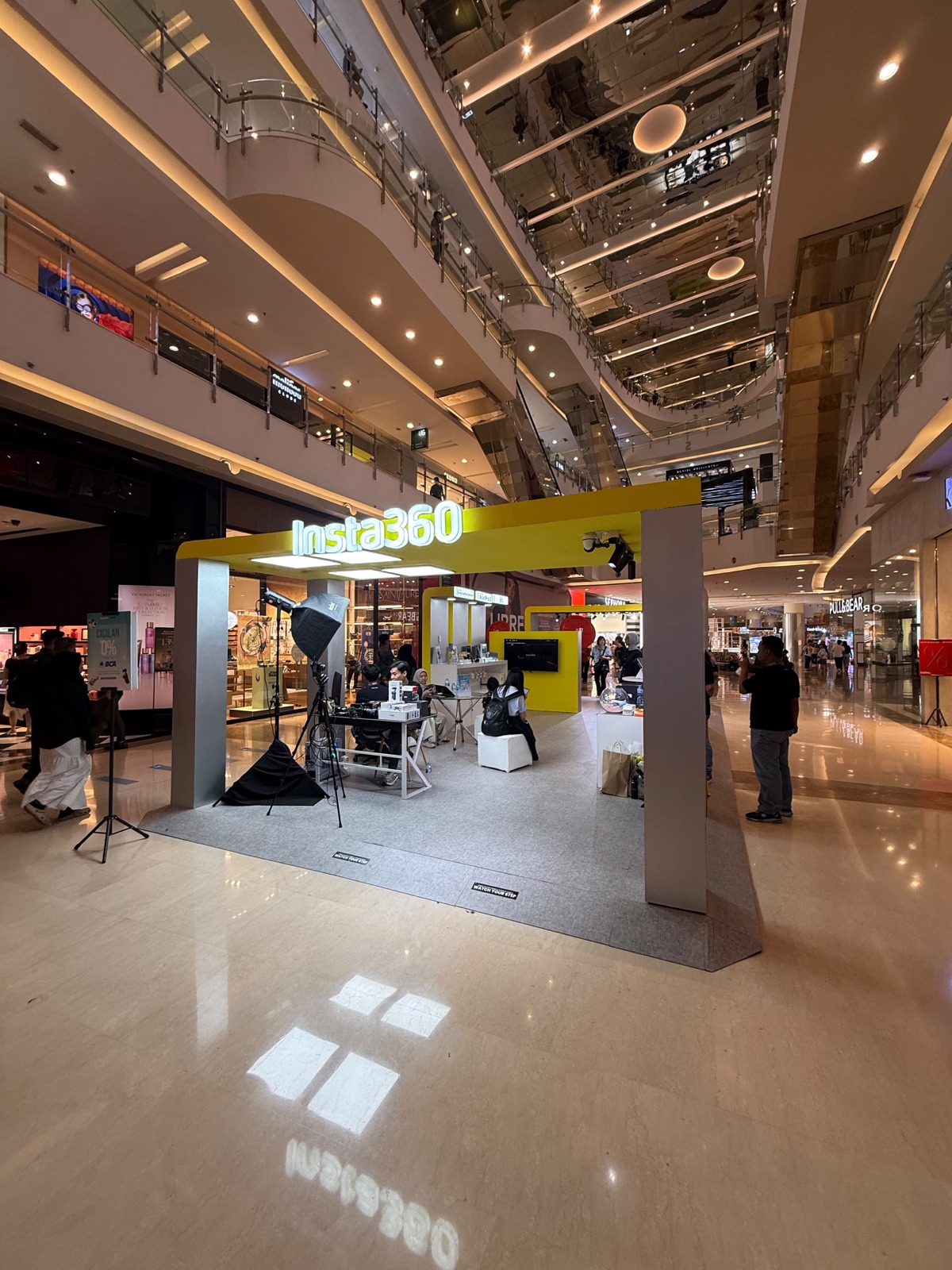 Insta360 — Our Booth at Cenral Park.