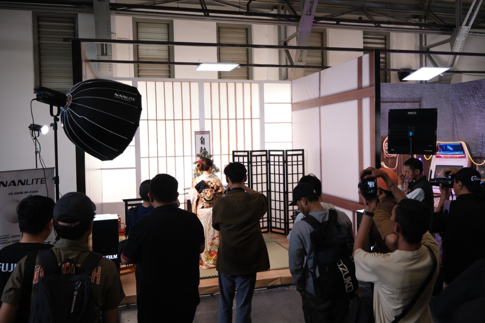 The excitement of testing the X-M5 in our experience zone 1.