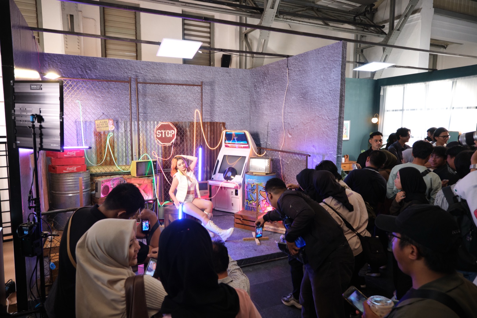 The excitement of testing the X-M5 in our experience zone 2.